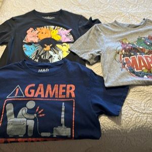 3 boys Sz S (8/10) t shirts excellent condition